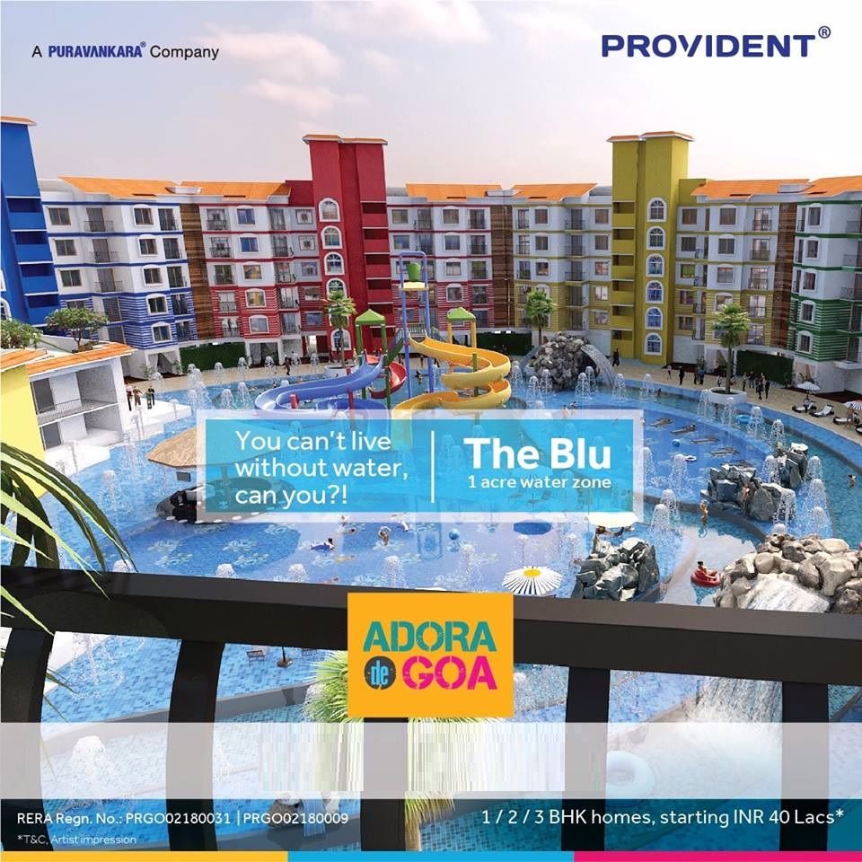Dive into The Blu - 1 acre water zone at Adora De Goa Update